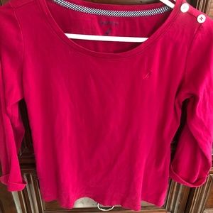 Nautica Jones New York 3/4 sleeve set of 2 shirts medium